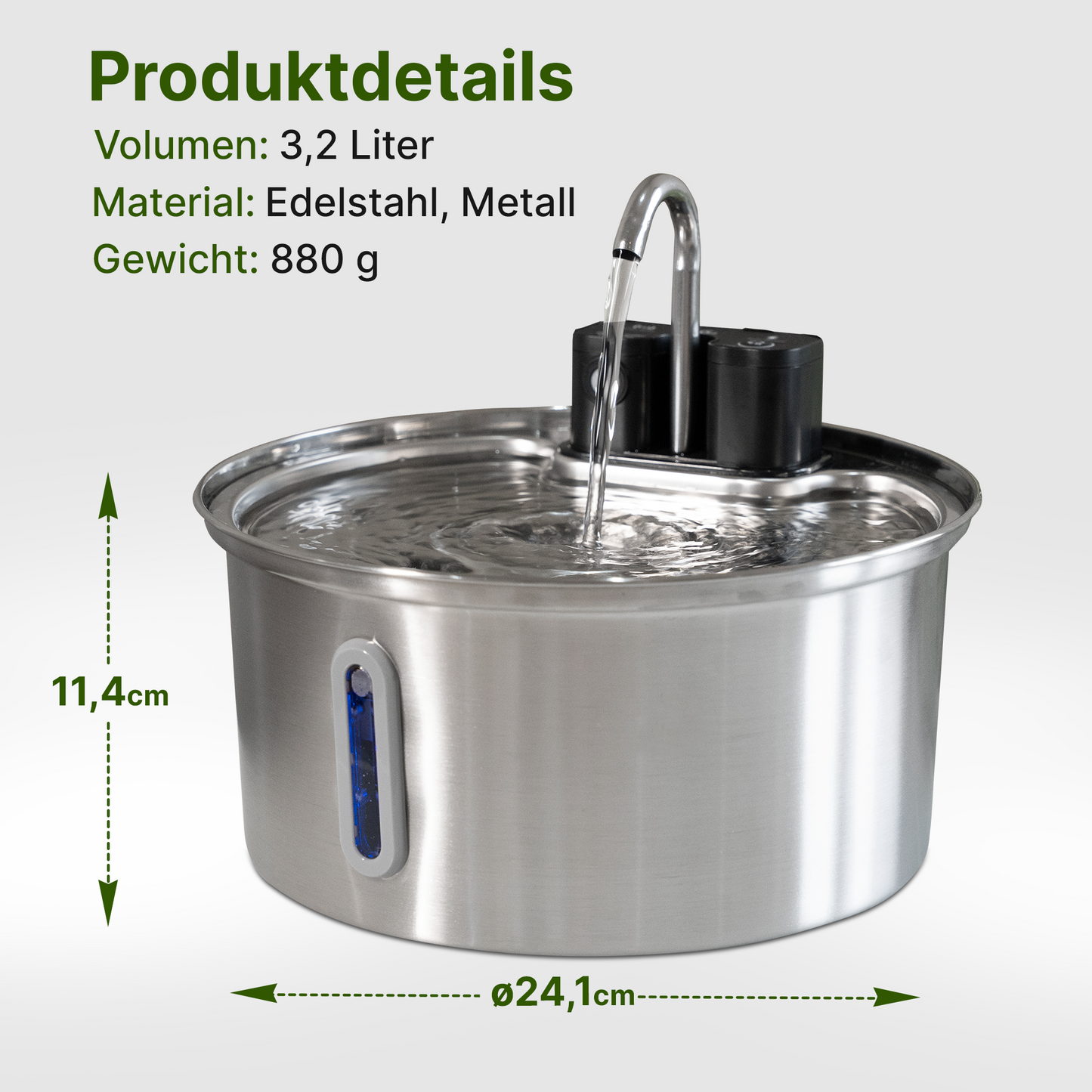 NordFlow 2.0 Katzenbrunnen (3,2L + Kabellos)
