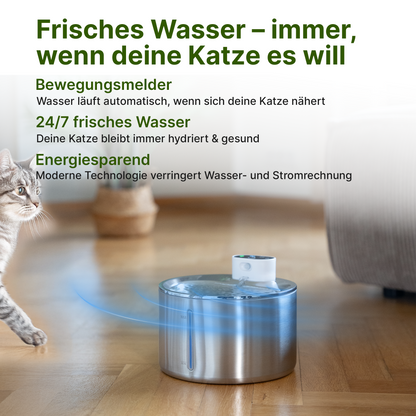 SmartFlow Premium Katzenbrunnen (4L + Kabellos)