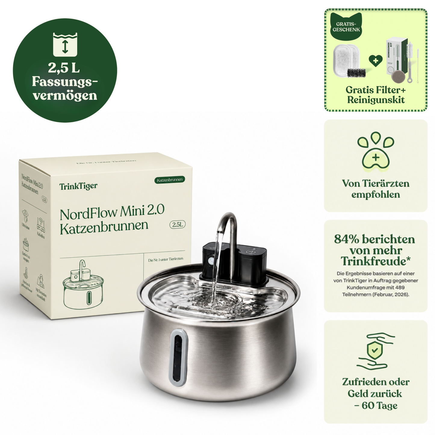 NordFlow Mini 2.0 Katzenbrunnen