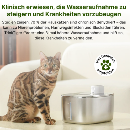 SmartFlow Deluxe Katzenbrunnen (4L + Kabellos)