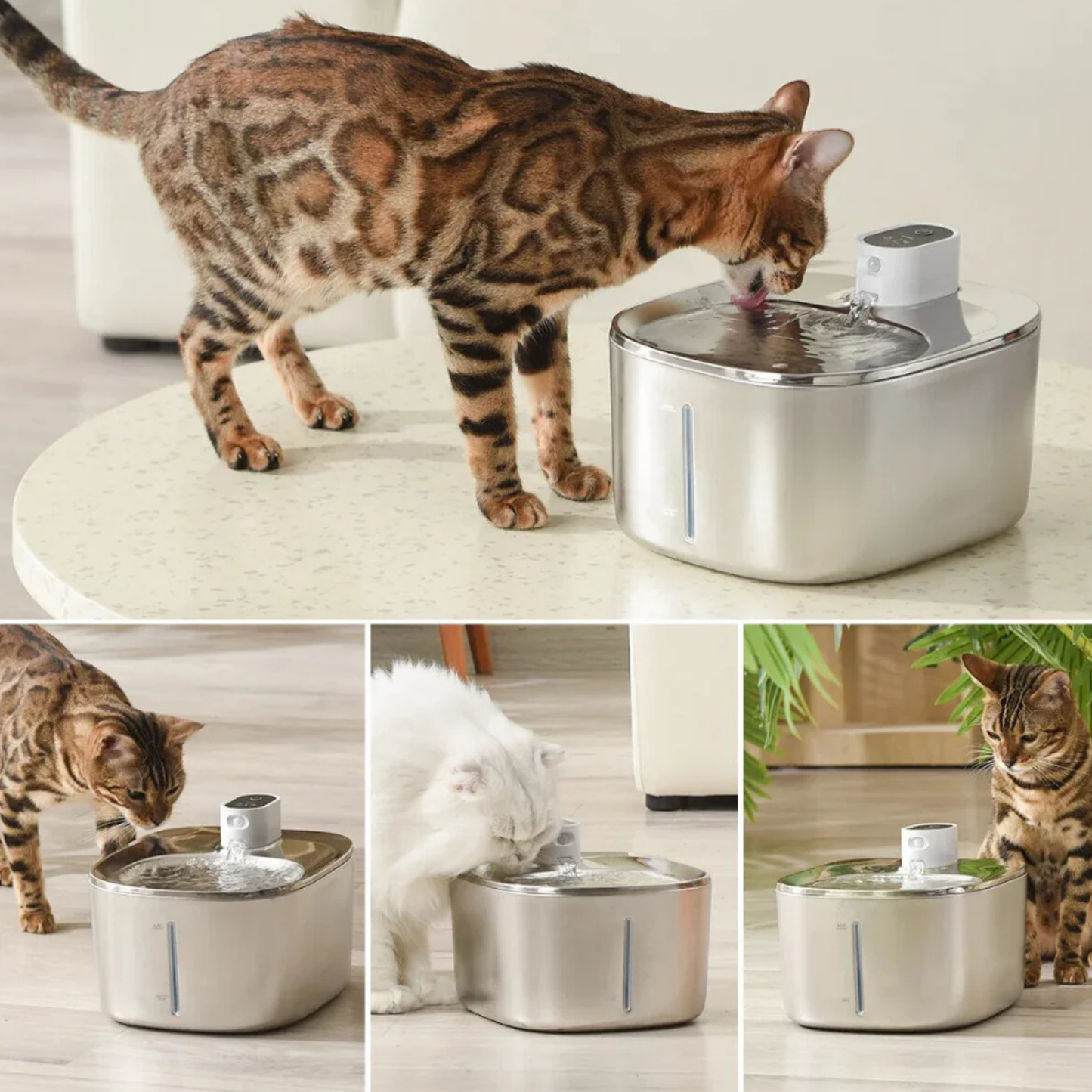 SmartFlow Deluxe Katzenbrunnen (4L + Kabellos)