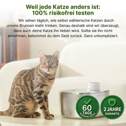SmartFlow Deluxe Katzenbrunnen (4L + Kabellos)