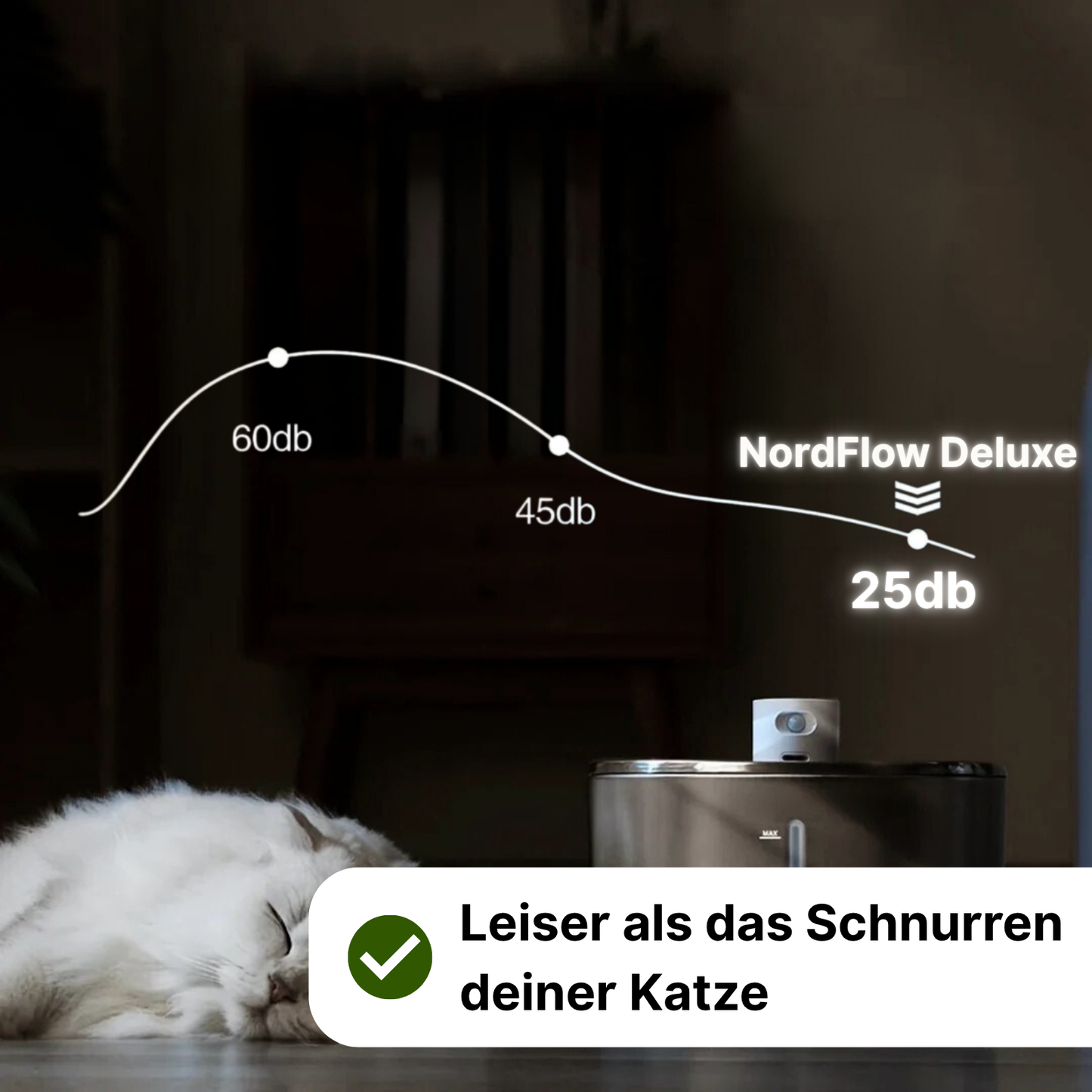 SmartFlow Deluxe Katzenbrunnen (4L + Kabellos)