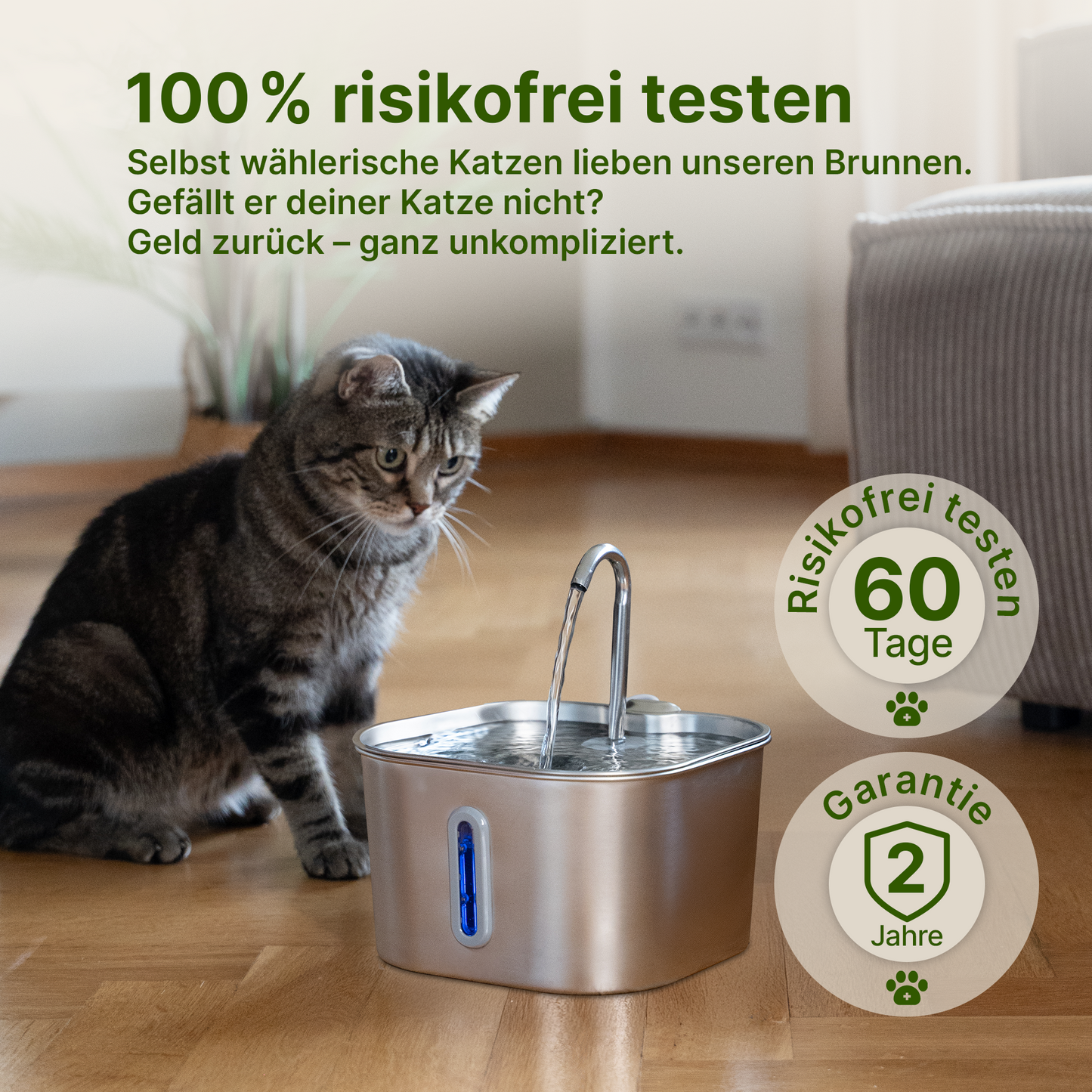 NordFlow Mini Katzenbrunnen (2,2L)