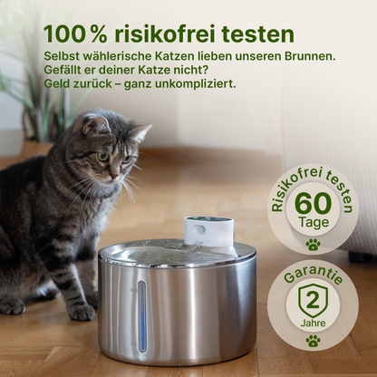 SmartFlow Premium Katzenbrunnen (4L + Kabellos)