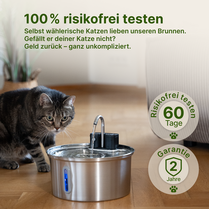 NordFlow 2.0 Katzenbrunnen (3,2L + Kabellos)