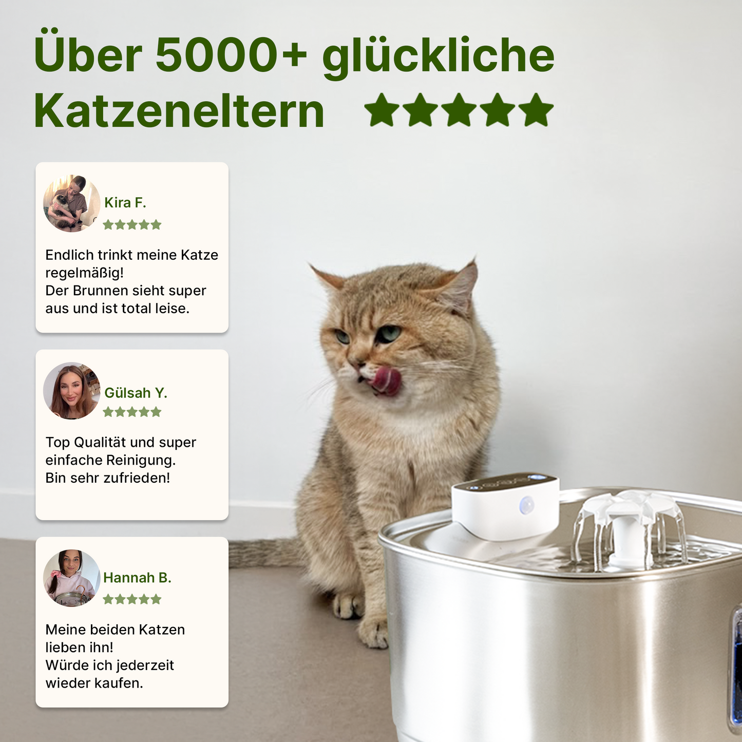 SmartFlow Katzenbrunnen (3,2L + Kabellos)