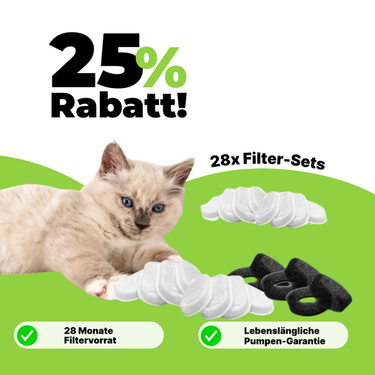 Filterpaket mit lebenslänglicher Pumpen-Garantie