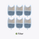 6x Gratis Filter Set