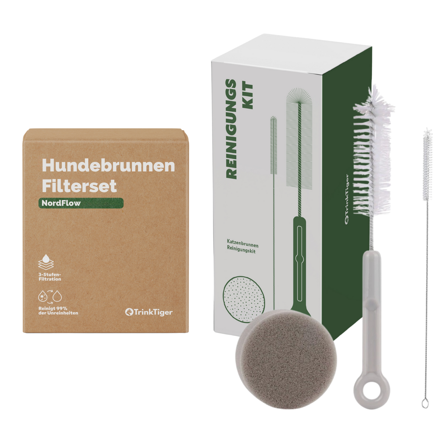 4x Gratis Filter & Reinigungskit - NordFlow Hundebrunnen