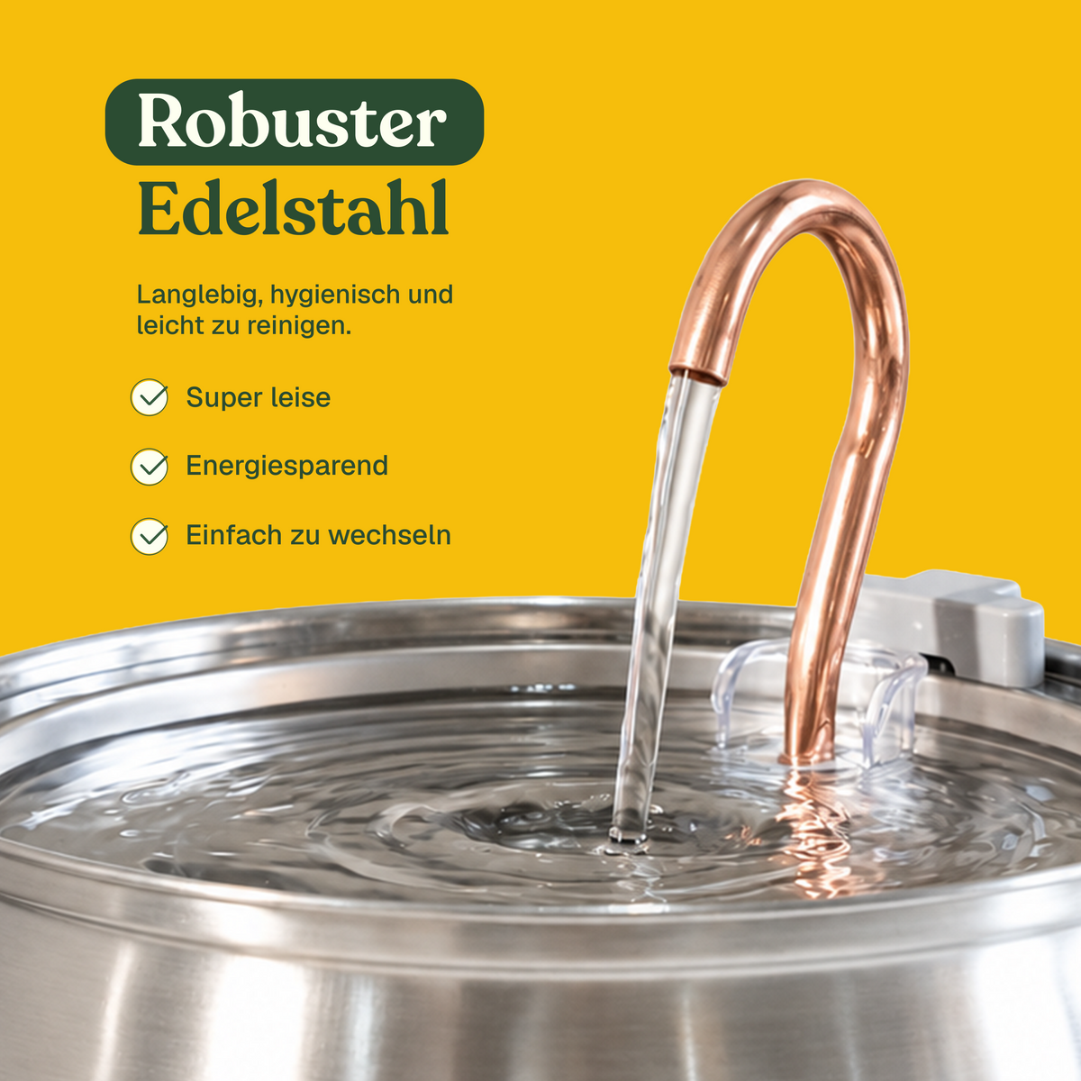 NordFlow - Wasserhahn aus Edelstahl