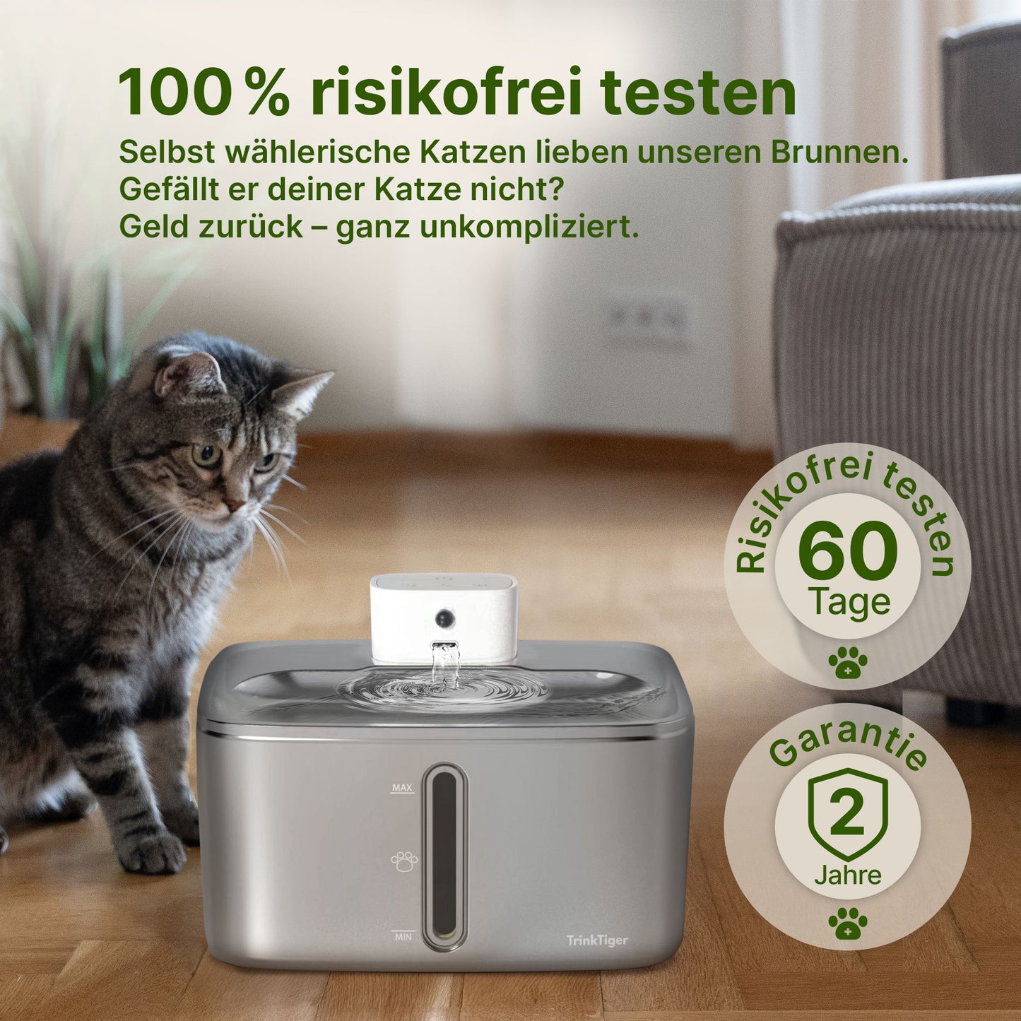 TrinkTiger Pro Katzenbrunnen